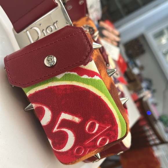 Dior Multicolor Canvas Street Chic Bag - Picture 13 of 14